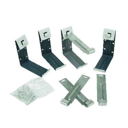 Amerimax Home Products Amerimax 1.5 in. H X 4 in. W X 5.5 in. L White Aluminum K Fascia Bracket 25020PK